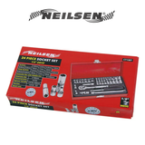Neilsen - 24-piece socket wrench set – 1/4" drive Chrome Vanadium