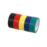 Ensemble de ruban isolant 5 pièces - 19 mm (PVC) - différentes couleurs