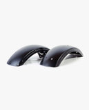 Fender set black Dax type 12v powder-coated steel