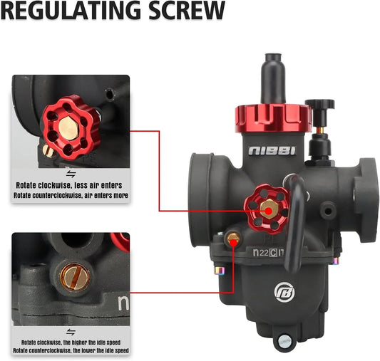 Vergaser Nibbi PE 22mm Flansch Rennversion