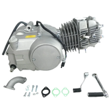 Bloc moteur 140cc argent / gris - Manuel - Kickstart