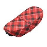 Dax saddle tartan pattern red for 5.5-liter frames (Honda, Skyteam, Zhenua,...)