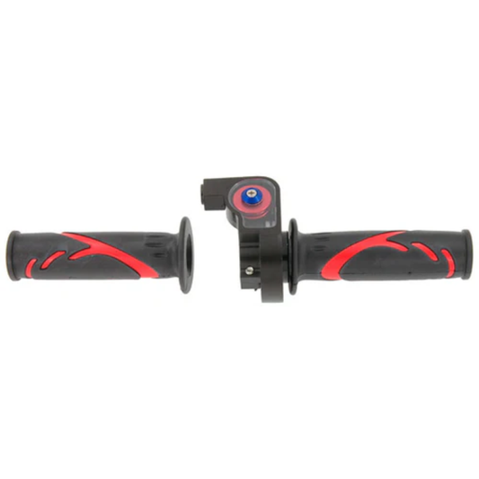 Gashendel met handvaten (snelgas) geschikt voor sturen met een 22mm diameter