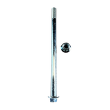 Front wheel axle length 210mm x diameter 12mm - color silver