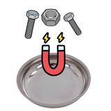 Neilsen - Magnetische onderdelenschaal 100 mm – RVS