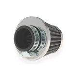 Konischer Luftfilter, verchromt, mit 48-mm-Anschluss
