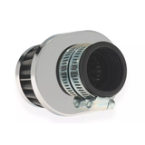 Luftfilter, oval, verchromt, mit 38-mm-Anschluss