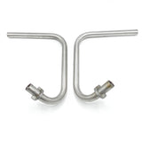 Guidon Lowrider OT pour Dax et Monkey Chrome / couleur argentée