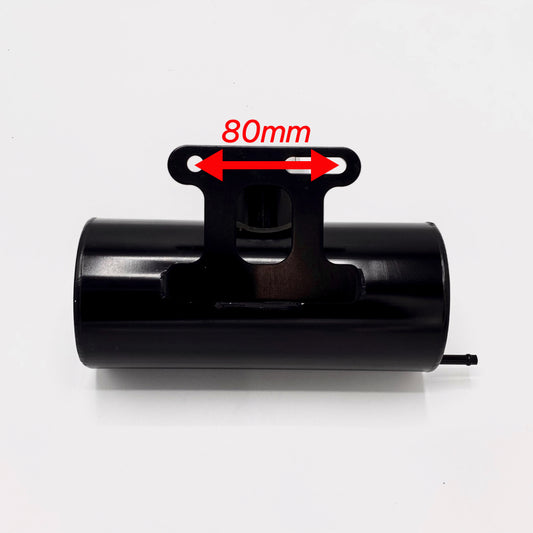 Zwei zusätzliche schwarze Aluminium-Benzintanks - 1 Liter