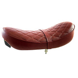 Kepspeed low seat banana diamond pattern brown for Honda, Skyteam, Zhenua,... dax