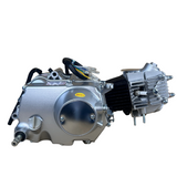 50cc-Komplettmotor silber – Schaltgetriebe – 4 Gänge, Kickstart. Dax, (49cc)
