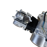 50cc-Komplettmotor silber – Schaltgetriebe – 4 Gänge, Kickstart. Dax, (49cc)