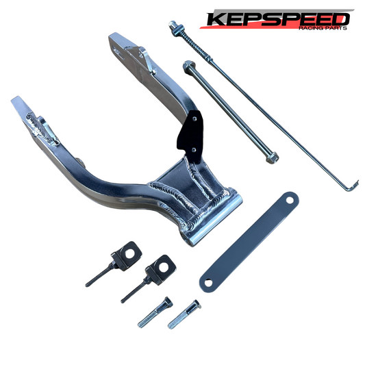 Kepspeed Ensemble complet de bras oscillant Dax longueur standard argent (+ 0cm)