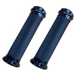 Black grips for 22.2mm handlebars Dax, Monkey, PBR, Pitbike..