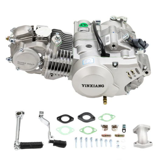 Complete YX 170cc superhead Engine Block 12V CDI – including accessories