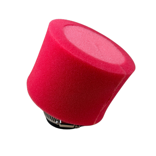 Filtre à air en mousse rouge - choix entre 35mm, 38mm, 45mm ou 48mm