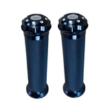 Black grips for 22.2mm handlebars Dax, Monkey, PBR, Pitbike..