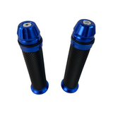 Poignées bleues pour guidons de 22,2 mm Dax, Monkey, PBR, Pitbike..