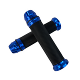 Poignées bleues pour guidons de 22,2 mm Dax, Monkey, PBR, Pitbike..