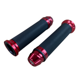 Red grips for 22.2mm handlebars Dax, Monkey, PBR, Pitbike..