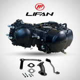 Lifan 50cc Komplettmotor schwarz – Manuell – 4 Gänge, Kickstarter. Dax, (49cc)