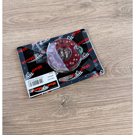 Neu mit beschädigter Verpackung - Vergaser-Drehscheibe rot - 12 Positionen