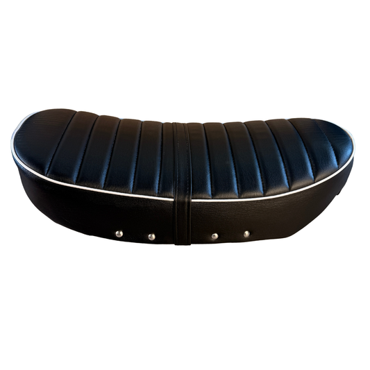 Niedriger Sattel für Dax 2,5 und 3,5 Liter Dax - Japanischer Stil schwarz mit weißem Rand