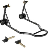 Paddock stand universeel zwart - geschikt voor alle type brommers en motoren