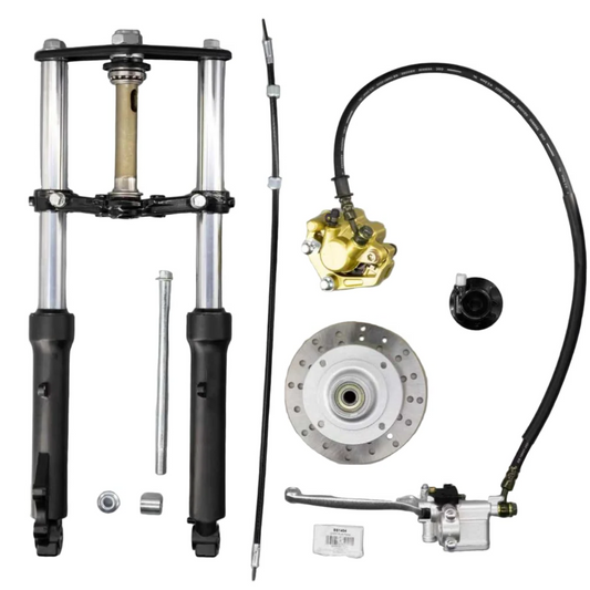 Fourche hydraulique de 30 mm avec frein à disque – compatible avec les modèles Monkey/Gorilla