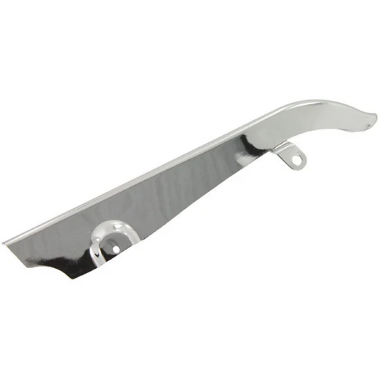 Silver chain guard for installation on the 12-volt Dax
