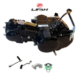 Lifan 70cc Motorblok zwart - Manueel - 4 Versnellingen kick start. Dax,. (72cc)