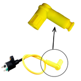 Yellow silicone spark plug cap / spark plug cap - Dax, Monkey, Pitbike…