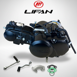 Lifan 50cc Komplettmotor schwarz – Manuell – 4 Gänge, Kickstarter. Dax, (49cc)