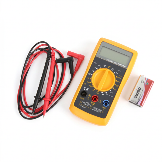 Digitales Multimeter zur Messung elektrischer Werte – LCD-Display (max. 1999)