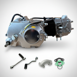 Moteur 90cc argent - Manuel - 4 vitesses kick start. Dax,. (88cc)