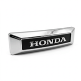 Honda fork emblem chrome and black with mounting bracket Dax