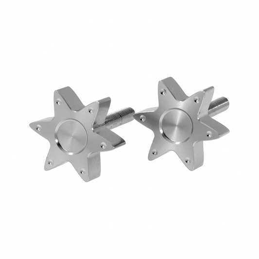 Send Dax and Monkey star-shaped CNC silver knobs