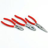 3-teiliges Zangenset 200 mm – Kombi-, Spitzzange und Seitenschneider