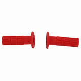 Red Softgrips grips—for 22mm diameter handlebars: Pitbike, Dax, Monkey...