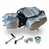 Moteur 90cc argent - Manuel - 4 vitesses kick start. Dax,. (88cc)