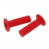 Red Softgrips grips—for 22mm diameter handlebars: Pitbike, Dax, Monkey...
