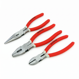 3-teiliges Zangenset 200 mm – Kombi-, Spitzzange und Seitenschneider