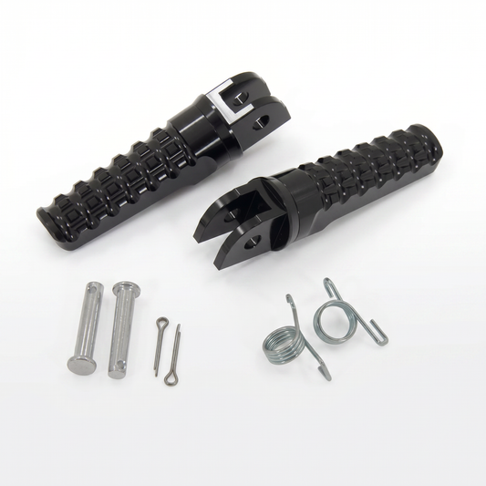 Footrests suitable for Dax and Monkey black-colored