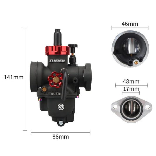 Nibbi Racing Vergaser PE 17 mm Flansch Racing Version. Dax - Monkey...