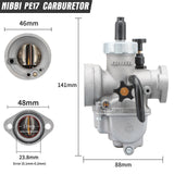 Carburetor Nibbi PE 17 mm Flange Racing version Dax - Monkey - PBR..