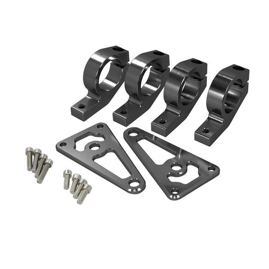 Lichtbügel CNC Legierung schwarz zur Montage an allen 30mm Vordergabeln