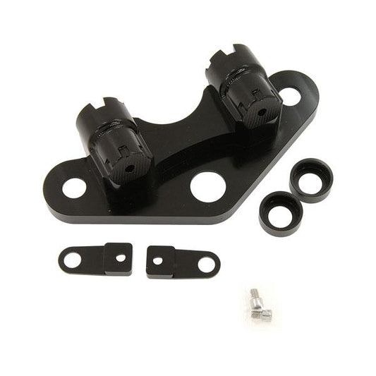 Collier de direction usiné CNC noir pour Dax 12V avec Look Dax 6 Volt