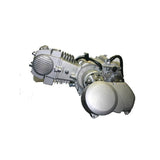 Left engine cover for YX 140cc and Lifan 125 complete engines - gray
