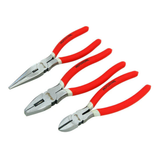 3-delige tangenset 200 mm – combinatie, punttang en zijkniptang