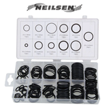 Neilsen 144-teiliges O-Ring Sortiment Set – Gummidichtungsringe 
